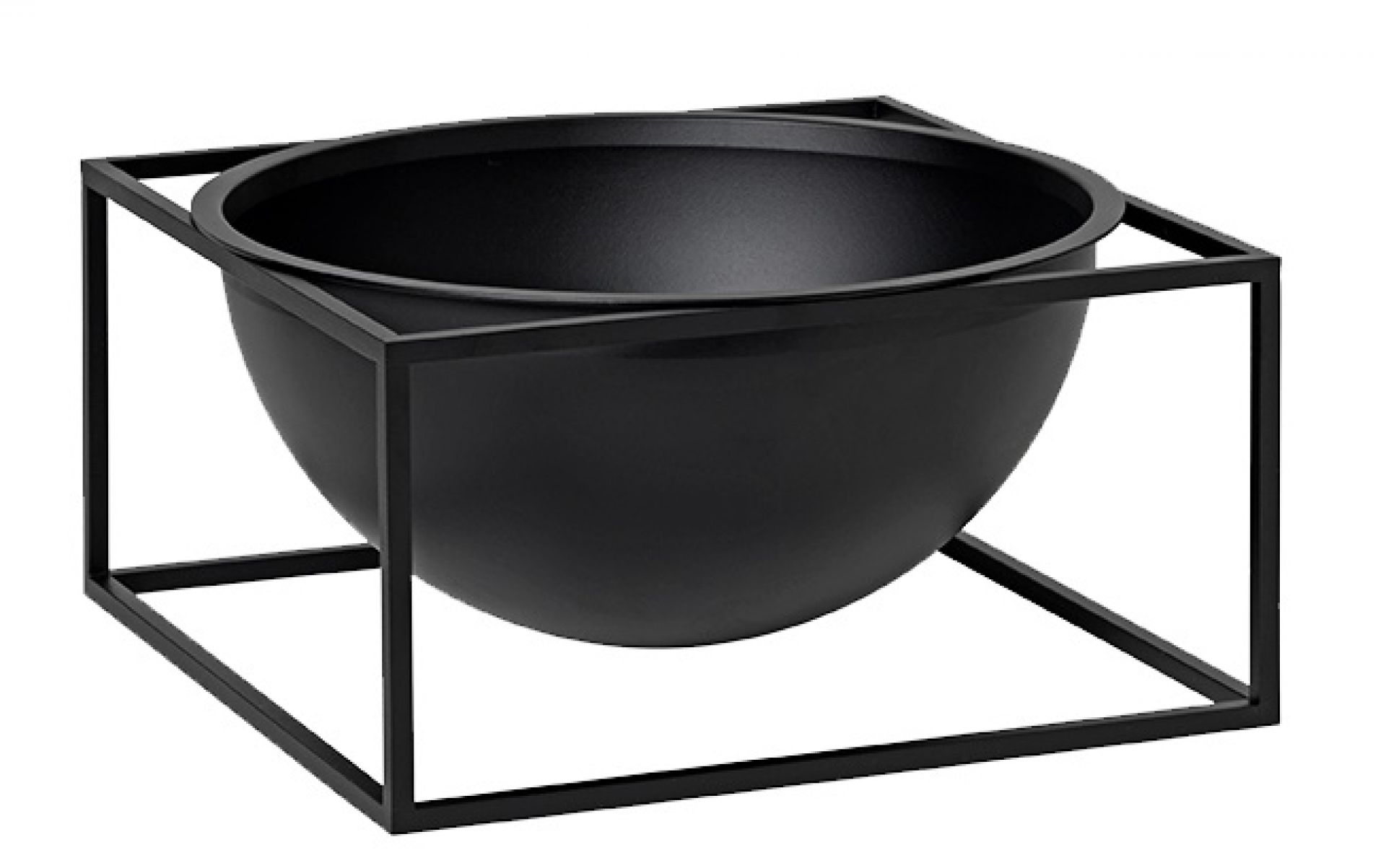 Kubus Bowl Cenerpiece L black Audo SINGLE PIECES